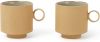 HKliving Koffiekopje Bold & Basic Ceramics Set van 2 online kopen