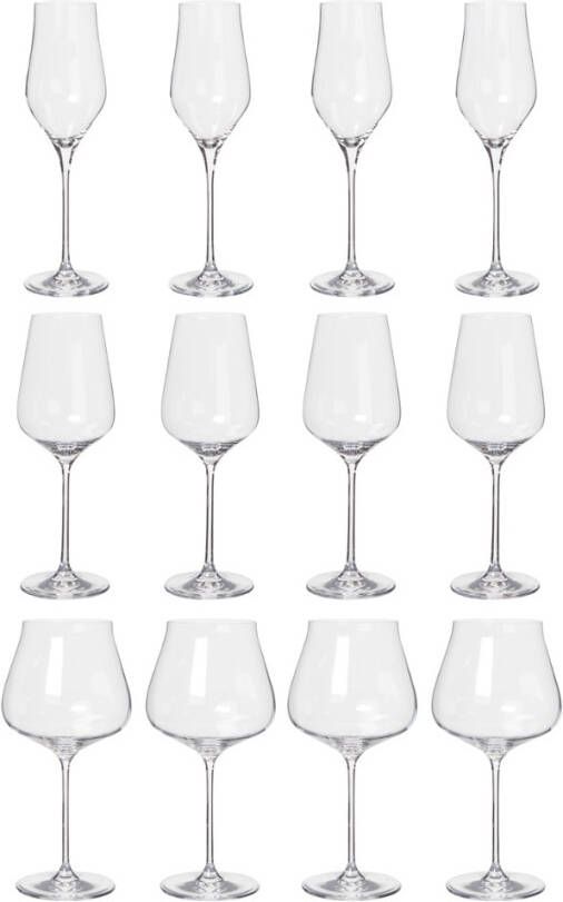 LEONARDO Glazenset BRUNELLI elk 4 champagne -, wittewijn -, rodewijnglazen(set, 12 delig ) online kopen