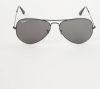 Ray-Ban Aviator Totaal zwarte gepolariseerde zonnebril Ray Ban, Zwart, Dames online kopen