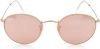 Ray-Ban Round Metal True Polarized Sunglasses Ray Ban, Geel, Dames online kopen