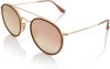 Ray-Ban Ronde dubbele brug gepolariseerd Ray Ban, Geel, Dames online kopen