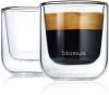 BLOMUS Espressoglas Nero Dubbelwandig, 2 delig(set, 2 delig ) online kopen
