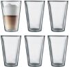 Bodum Canteen Koffieglazen Dubbelwandig 0, 4 L Transparant Set Van 6 online kopen