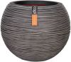 Capi Bloempot Nature Rib bolvormig 62x48 cm antraciet KOFZ271 online kopen