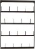 Clayre & Eef Mokkenrek 49x6x67 Cm Bruin Ijzer Rechthoek Mokkenboom Mokkenhouder Mokken Rek Bruin Mokkenboom online kopen