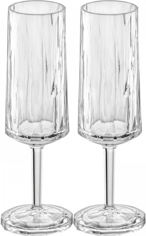 Koziol Superglas Club No. 14 Champagneflute 100 ml Set van 2 Stuks online kopen