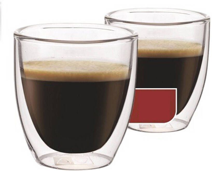 Maxxo Espressoglazen Dubbelwandig, Set Van 6 online kopen