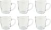OTIX Theeglazen Met Oor Koffiemok 340ml Glas Hittebestendig Koffiemok Koffieglas Latte Macchiato Glazen online kopen