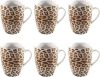 Studio Tavola Mokken Leopard 340 Ml 6 Stuks online kopen