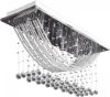 VidaXL Plafondlamp met glinsterende glas kristallen kralen 8xG9 29 cm online kopen