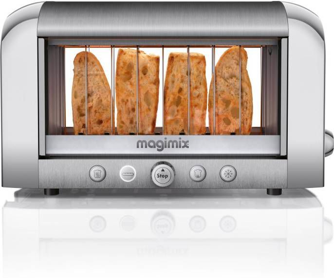 varkensvlees Badkamer opening Magimix Vision Toaster 11538 Broodrooster Grijs - Glazen.shop