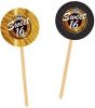 Haza Original prikkers "Sweet 16" 20 stuks goud/zwart online kopen