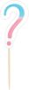 Amscan Prikkers Genderreveal 8, 8 Cm Hout Roze/blauw 24 Stuks online kopen