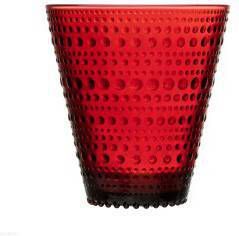 Iittala Kastehelmi glas 30 cl, 2 pack cranberry(rood ) online kopen