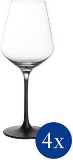 Villeroy & Boch Manufacture Rock witte wijnglas 38 cl set van 4 online kopen