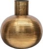 Woood Exclusive Pixie vaas verticale lijnen metaal antique brass online kopen
