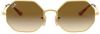 Ray-Ban Rb1972 Octagon 1972 Legend Gold Ray Ban, Geel, Dames online kopen