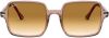 Ray-Ban Vierkant II gepolariseerd Ray Ban, Bruin, Dames online kopen