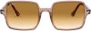 Ray-Ban Vierkant II gepolariseerd Ray Ban, Bruin, Dames online kopen