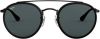 Ray-Ban Ronde dubbele brug gepolariseerde zonnebril Ray Ban, Zwart, Dames online kopen