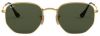 Ray-Ban Ray Ban Zonnebrillen RB3548N Hexagonal Metal Flat Lenses Polarized 001/58 online kopen