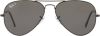 Ray-Ban Aviator Totaal zwarte gepolariseerde zonnebril Ray Ban, Zwart, Dames online kopen