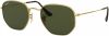 Ray-Ban Ray Ban Zonnebrillen RB3548N Hexagonal Metal Flat Lenses Polarized 001/58 online kopen