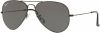 Ray-Ban Aviator Totaal zwarte gepolariseerde zonnebril Ray Ban, Zwart, Dames online kopen