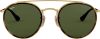 Ray-Ban Ronde dubbele brug gepolariseerd Ray Ban, Geel, Dames online kopen