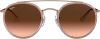 Ray-Ban Round Double Bridge Polarized Sunglasses Ray Ban, Roze, Dames online kopen