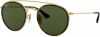 Ray-Ban Ronde dubbele brug gepolariseerd Ray Ban, Geel, Dames online kopen