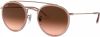 Ray-Ban Round Double Bridge Polarized Sunglasses Ray Ban, Roze, Dames online kopen