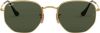 Ray-Ban Ray Ban Zonnebrillen RB3548N Hexagonal Metal Flat Lenses Polarized 001/58 online kopen