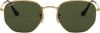 Ray-Ban Ray Ban Zonnebrillen RB3548N Hexagonal Metal Flat Lenses Polarized 001/58 online kopen