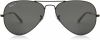 Ray-Ban Aviator Totaal zwarte gepolariseerde zonnebril Ray Ban, Zwart, Dames online kopen