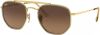 Ray-Ban Maarschalk II gepolariseerde zonnebril Ray Ban, Geel, Dames online kopen