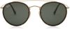 Ray-Ban Ronde dubbele brug gepolariseerd Ray Ban, Geel, Dames online kopen