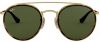 Ray-Ban Ronde dubbele brug gepolariseerd Ray Ban, Geel, Dames online kopen