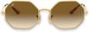 Ray-Ban Rb1972 Octagon 1972 Legend Gold Ray Ban, Geel, Dames online kopen