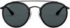 Ray-Ban Round Double Bridge Polarized Sunglasses Ray Ban, Zwart, Dames online kopen