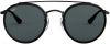 Ray-Ban Ronde dubbele brug gepolariseerde zonnebril Ray Ban, Zwart, Dames online kopen