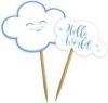 Feestbazaar Prikkers Babyshower Roze Wolkjes 24 Stuks online kopen