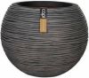 Capi Bloempot Nature Rib bolvormig 62x48 cm antraciet KOFZ271 online kopen