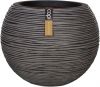 Capi Bloempot Nature Rib bolvormig 62x48 cm antraciet KOFZ271 online kopen