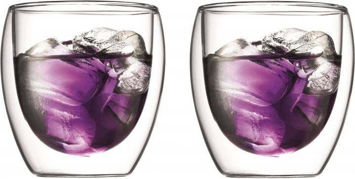 Bodum Pavina Dubbelwandig Glas 0, 25 Liter 2 Stuks online kopen