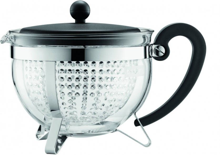Bodum Theepot Met Filter Chambord Zwart 1.3 Liter online kopen
