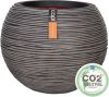 Capi Bloempot Nature Rib bolvormig 62x48 cm antraciet KOFZ271 online kopen