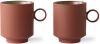 HKliving Koffiekopje Bold & Basic Ceramics Set van 2 online kopen
