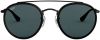 Ray-Ban Ronde dubbele brug gepolariseerde zonnebril Ray Ban, Zwart, Dames online kopen